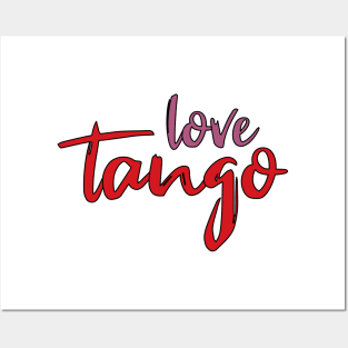 Love Tango Purple Red by PK.digart Posters and Art